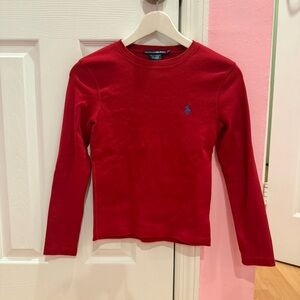 Ralph Lauren Sport Women’s Red Long Sleeve Tee